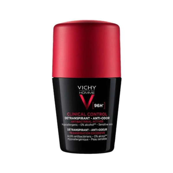 VICHY homme deodorant roll-on 96h για ευαίσθητες επιδερμίδες 50ml