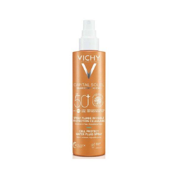 VICHY capital soleil cell protect water fluid spray spf50+ 200ml