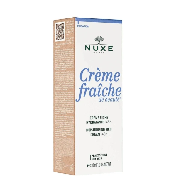 NUXE creme fraiche de beaute 48h moisturising rich cream dry skin 30ml