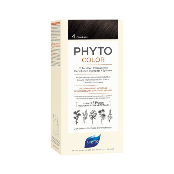 PHYTO phytocolor nο.4 καστανό 1τμχ
