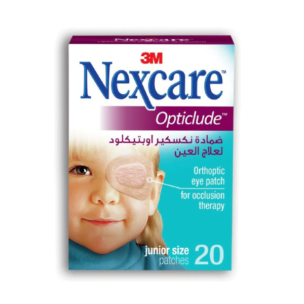 NEXCARE opticlude orthoptic eye patch junior size 20 patches