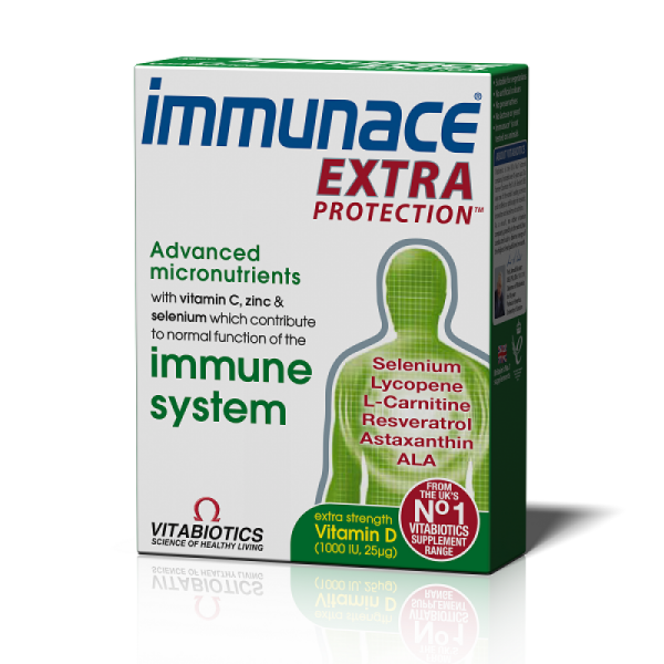 VITABIOTICS immunace extra protection 30tabs