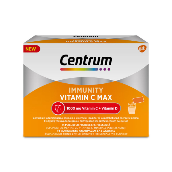 CENTRUM immunity vitamin C max 1000mg 14 sachets