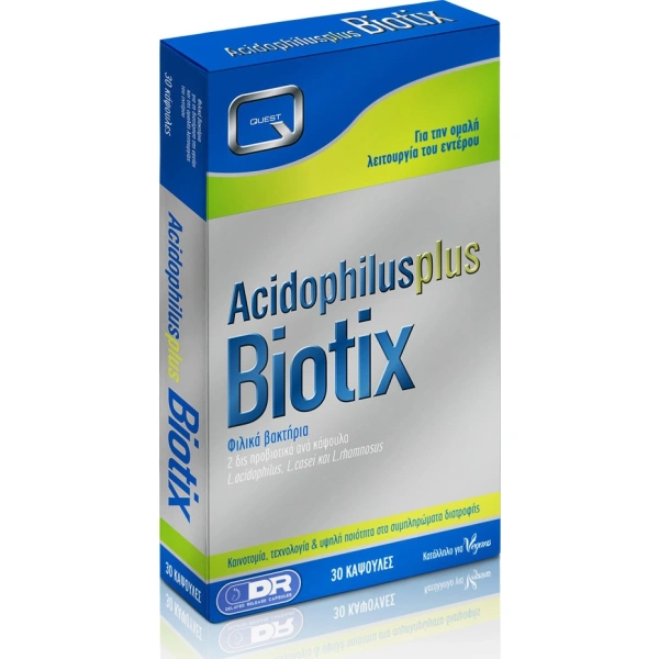 QUEST acidophilus plus biotix 30caps
