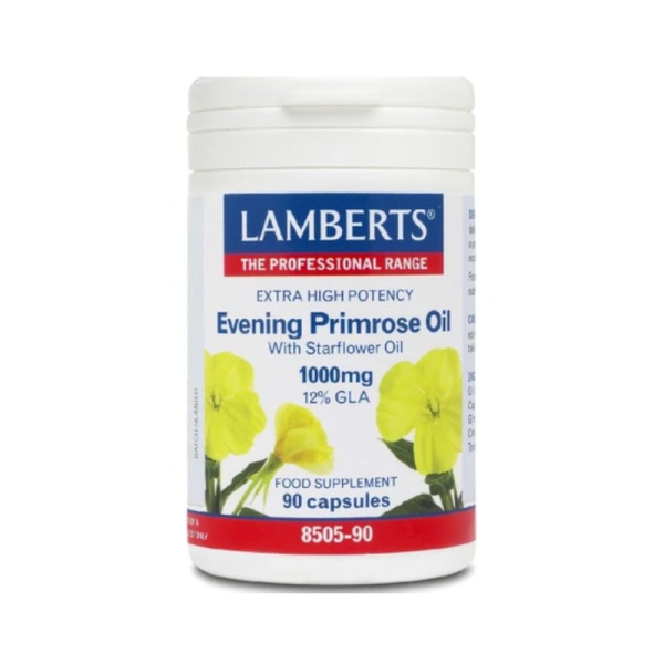 LAMBERTS evening primrose oil with starflower oil 1000mg 90caps
