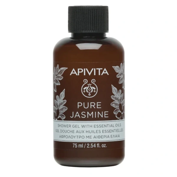 APIVITA pure jasmine mini αφρόλουτρο 75ml