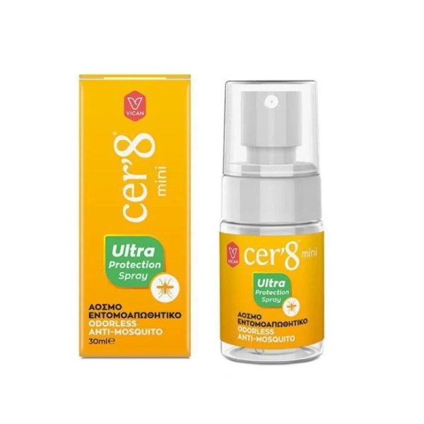 VICAN Cer' 8 mini ultra protection spray άοσμο εντομοαπωθητικό 30ml