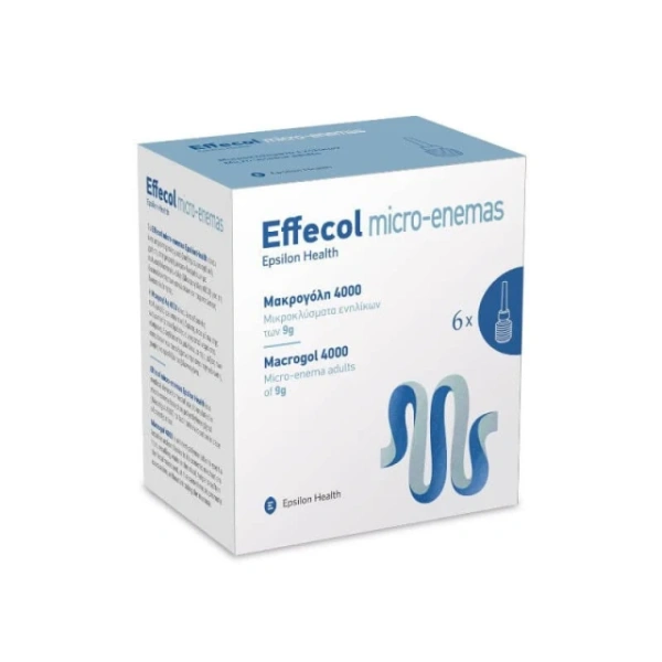 EPSILON HEALTH effecol micro-enemas macrogol 4000 6 x 9gr