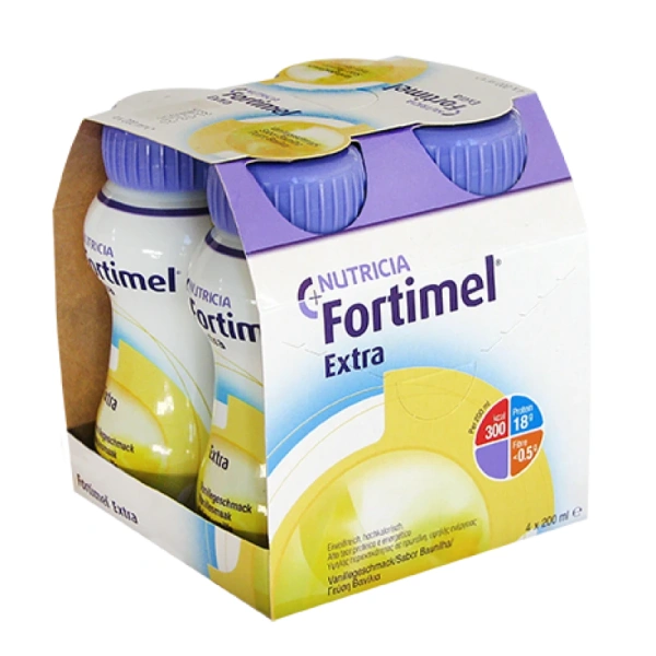 NUTRICIA fortimel extra βανίλια 4x200ml