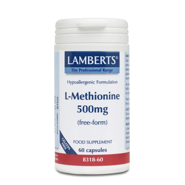 LAMBERTS L-methionine 500mg 60caps