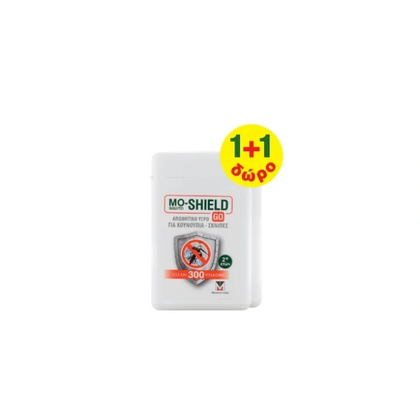 MENARINI Mo-Shield promo (1+1 Δώρο) go απωθητικό σπρέι για κουνούπια & σκνίπες 2x17ml