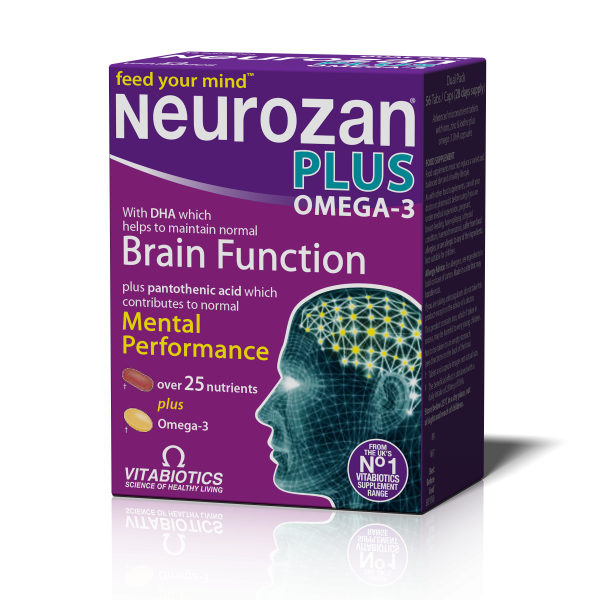 VITABIOTICS neurozan plus omega-3 56caps