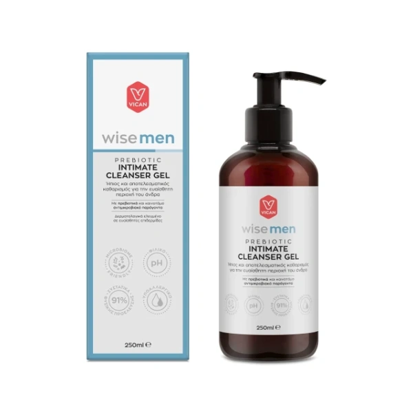 VICAN wise men prebiotic intimate cleanser gel 250ml