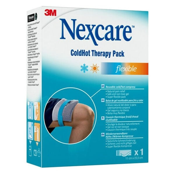 NEXCARE coldhot therapy pack flexible (11cm x 23.5cm) παγοκύστη/ θερμοφόρα πολλαπλών χρήσεων για φυσική ανακούφιση από τον πόνο 1τμχ