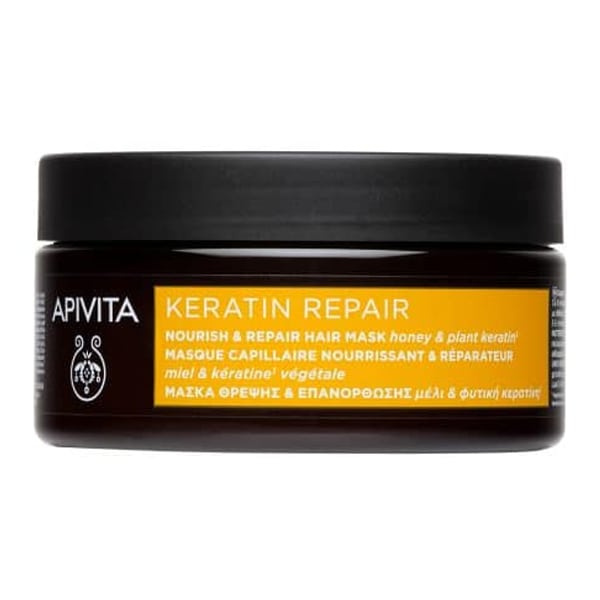 APIVITA keratin repair nourish & repair hair mask with honey & plant keratin 200ml