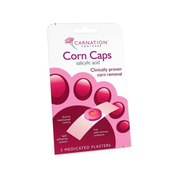 CARNATION corn caps επιθέματα αφαίρεσης κάλων με σαλικυλικό οξύ 5επικάλια
