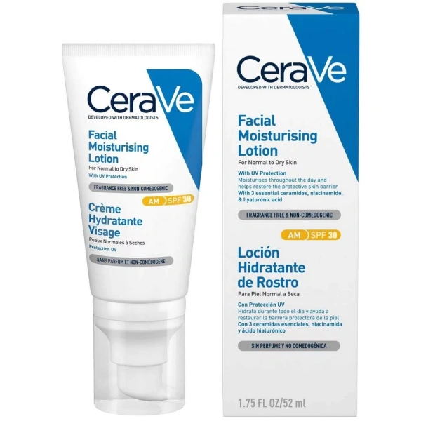 CERAVE facial moisturising lotion spf30 52ml