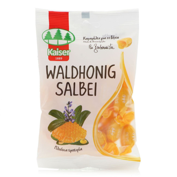 KAISER waldhonig salbei καραμέλες με μέλι & φασκόμηλο 90gr