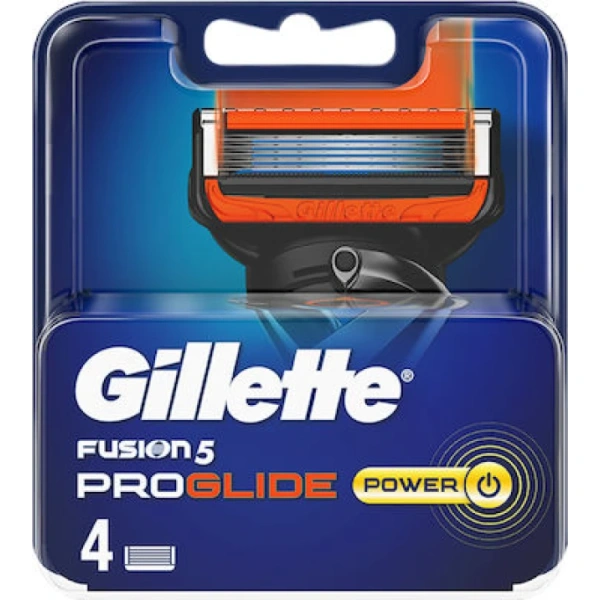 GILLETTE fusion 5 proglide power ανταλλακτικές κεφαλές 4τμχ