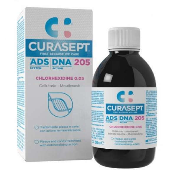 CURASEPT ADS DNA 205 chlorhexidine 0.05% & fluoride 0.05%  200ml