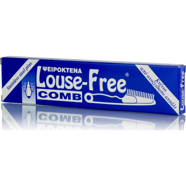LOUSSE-FREE comb ψειρόκτενα από ανοξείδωτο ατσάλι μπλέ 1τμχ