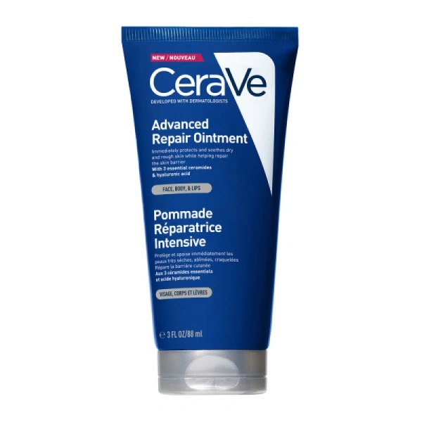 CERAVE advanced repair ointment επανορθωτική αλοιφή για πρόσωπο, σώμα & χείλη με 3 ceramides 88ml