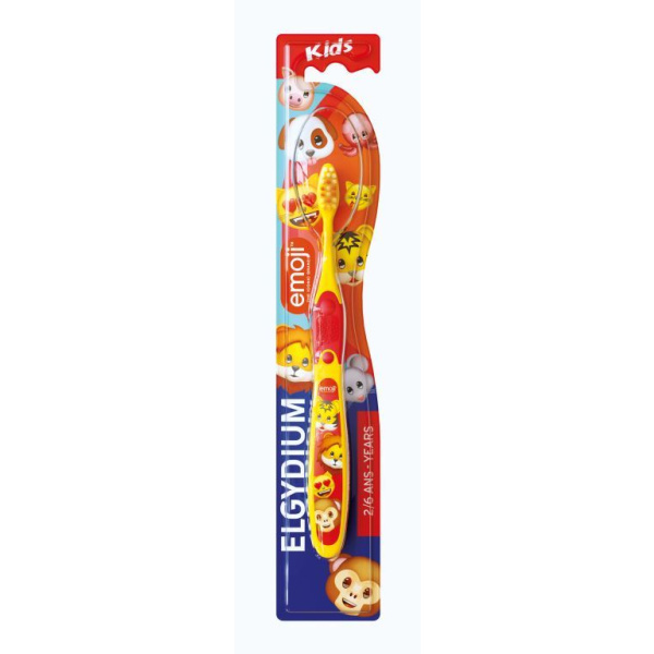 ELGYDIUM kids emoji οδοντόβουρτσα για παιδιά 2-6 ετών 1τμχ