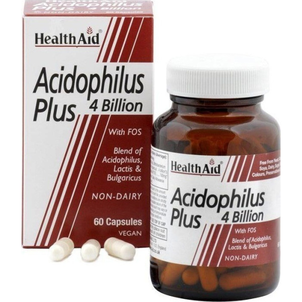 HEALTH AID acidophilus plus 4billion 60caps
