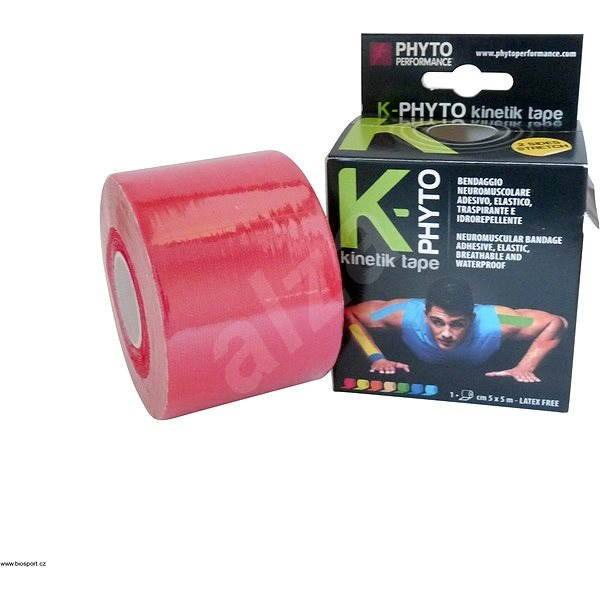 PHYTO PERFORMANCE k-phyto tape αθλητική ταινία συγκράτησης μυών 2 όψεων 5χ5cm κόκκινη