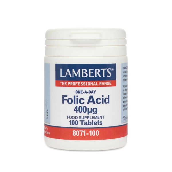LAMBERTS folic acid 400 μg 100tabs