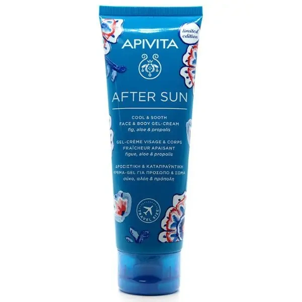 APIVITA after sun δροσιστική & καταπραϋντική κρέμα-gel για πρόσωπο&σώμα 100ml
