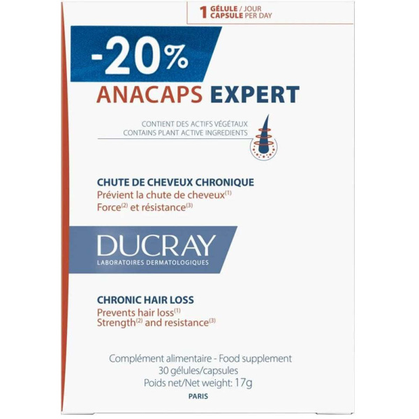 DUCRAY promo anacaps expert 30caps (-20%)
