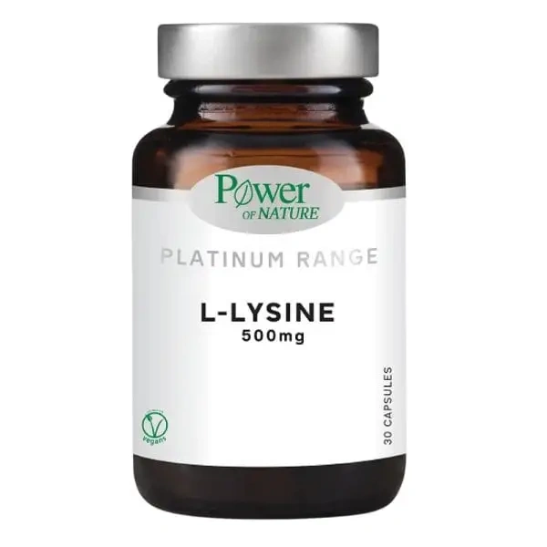 POWER HEALTH platinum L- lysine skin nails 500mg 30caps