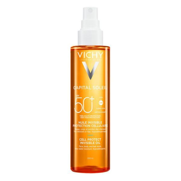 VICHY capital soleil cell protect huile invisible spray spf50+ 200ml